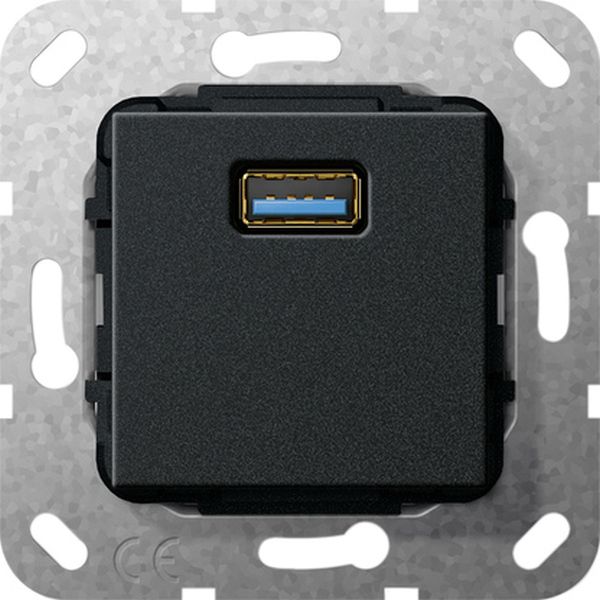 Gira 568310 USB 3.0 A K-Peitsche Einsatz Schwarz m