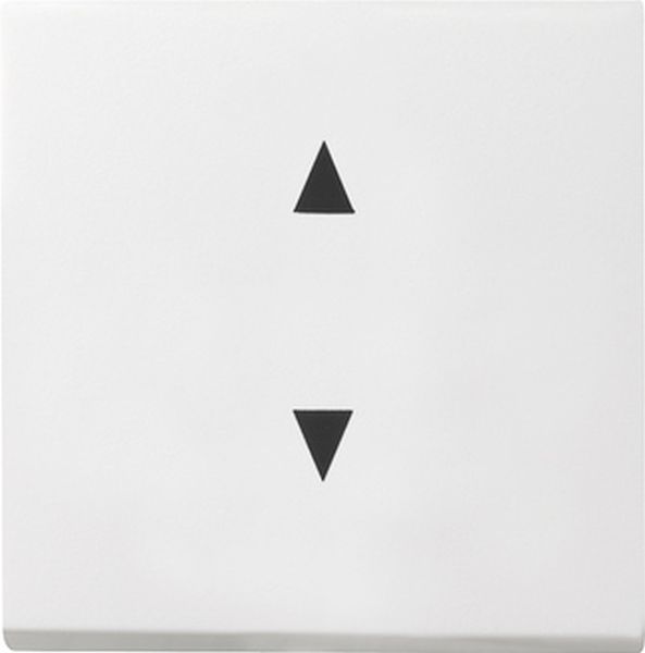 Gira 861603 Ersatzteil Wippe mit Bedruckung Pfeilsymbole Reinweiß glänzend