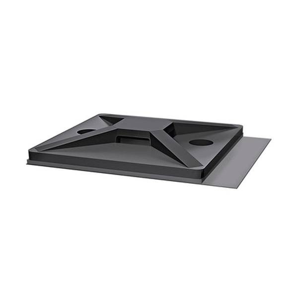 HellermannTyton MB4APT-I PA66 BK 100 Befestigungssockel 28x28mm schwarz 100 Stück