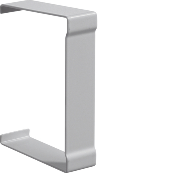 Hager BR6510077035 Schnittkaschierung zu BR/H/N/A/S 68x100mm Oberteil 80mm aus Stahlblech lichtgrau
