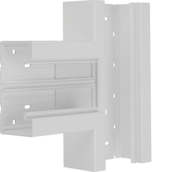Hager BR6513087035 T-Stück aus Grundprofil zu BR 68x130mm Oberteil 80mm lichtgrau