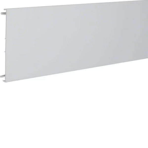 Hager BR7017027035 Brüstungskanal-Oberteil zu BR mit Oberteil 120mm aus PVC lichtgrau 2 Meter