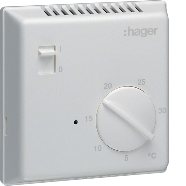 Hager EK003 Raumthermostat elektronisch mit Ein/Aus-Schalter