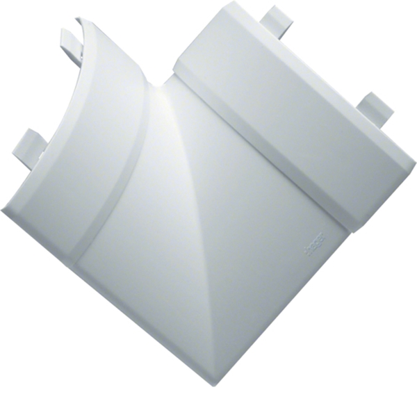 Hager EK4004059016 Flachwinkel schnittkaschierend zu Eckkanal EK 40x40mm verkehrsweiß