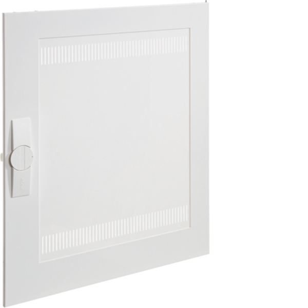 Hager FZ006NM Tür univers rechts Media geschlitzt RAL9010 für Schrank IP3X 650x550mm