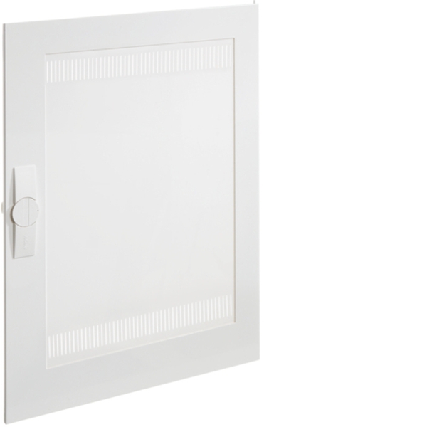 Hager FZ010NM Tür univers rechts Media geschlitzt RAL9010 für Schrank IP3X 800x550mm