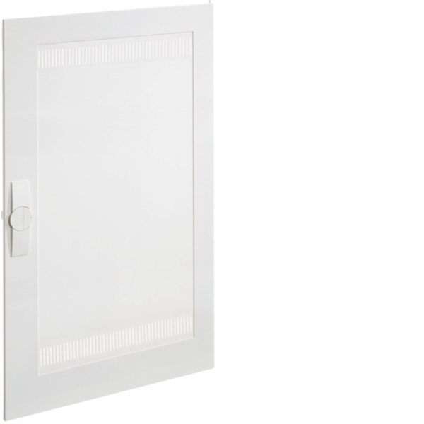 Hager FZ014NM Tür univers rechts Media geschlitzt RAL9010 für Schrank IP3X 950x550mm