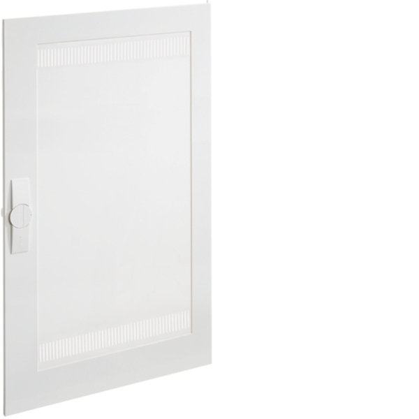 Hager FZ014NM Tür univers rechts Media geschlitzt RAL9010 für Schrank IP3X 950x550mm