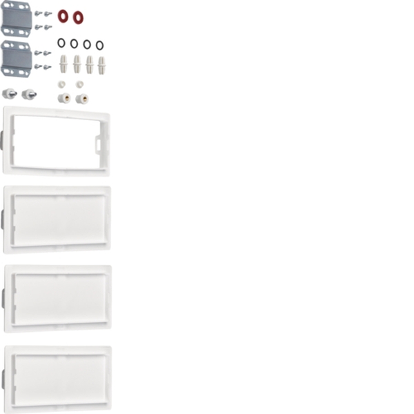 Hager FZ444B Verbindungssatz univers vertikal für Schrank 4-feldrig 160/205mm