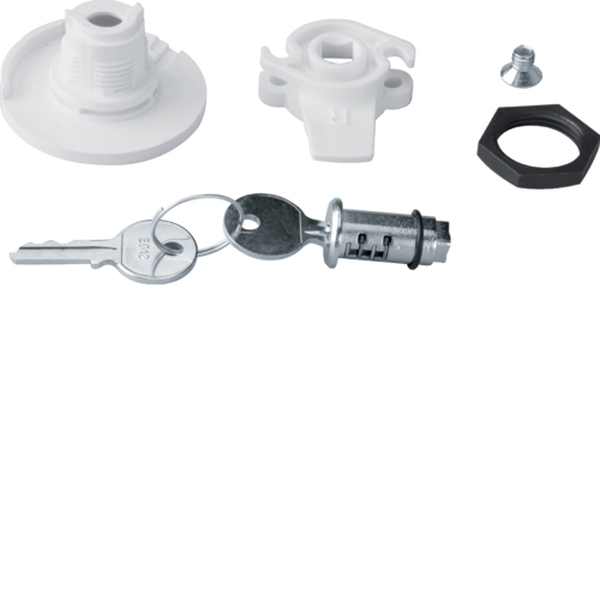 Hager FZ455N Schließung univers Schließ-Nr. E012 mit 2 Schlüsseln für Schrank IP44/54