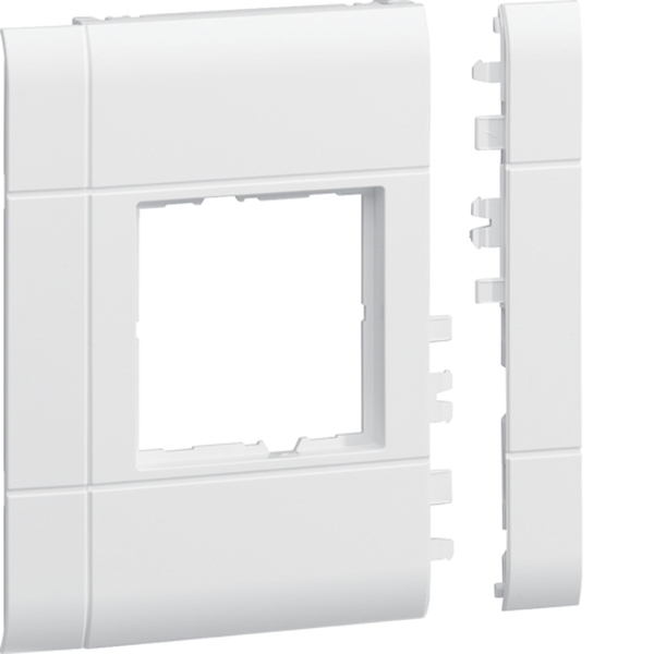 Hager GR1200B9010 Rahmenblende modular BRH/A/S ZS 50 Oberteil 120 halogenfrei reinweiß