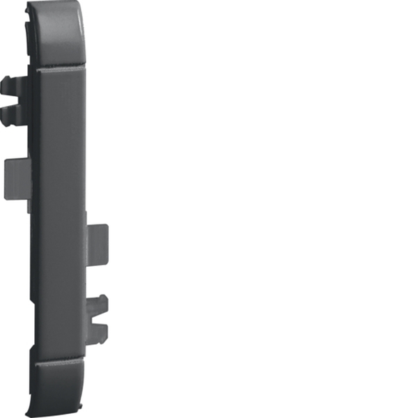 Hager GV0809011 Blendenzwischstück anreihbar aus ABS halogenfrei Oberteil 80mm graphitschwarz