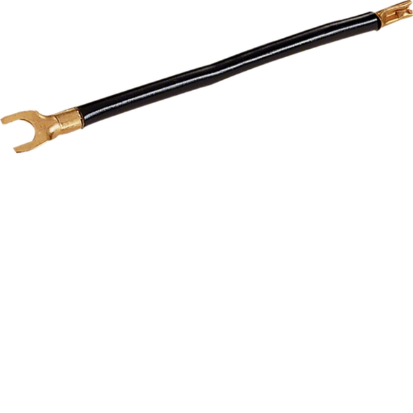 Hager K67D Kabelbrücke NYAF 6mm² 110mm lang Gabel Farbe schwarz