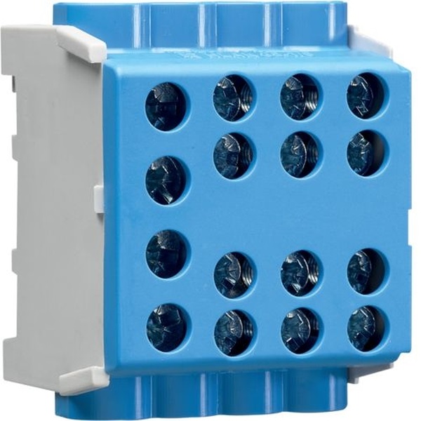 Hager KH35N8 Hauptleitungsabzweigklemme 1polig 2x35mm²-6x25mm² IP20 Farbe: Blau