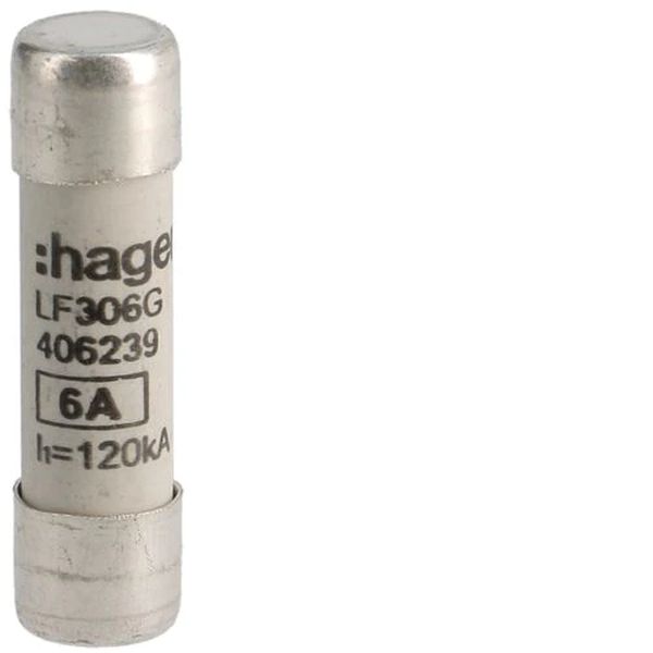 Hager LF306G Zylindersicherungen für industrielle Anwendungen 10x38mm gG 6A 500V AC 120kA