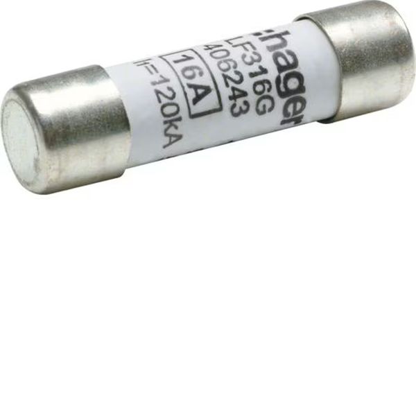 Hager LF316G Zylindersicherungen für industrielle Anwendungen 10x38mm gG 16A 500V AC 120kA