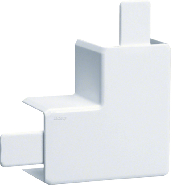 Hager LF4004059016 Flachwinkel halogenfrei zu Leitungsführungskanal LF 40x40mm verkehrsweiß