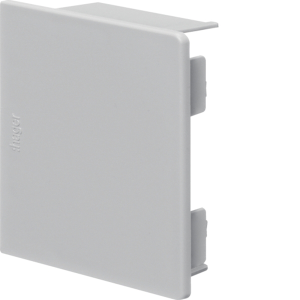 Hager M54437035 Endstück aus PVC zu Leitungsführungskanal LF 60x60mm lichtgrau