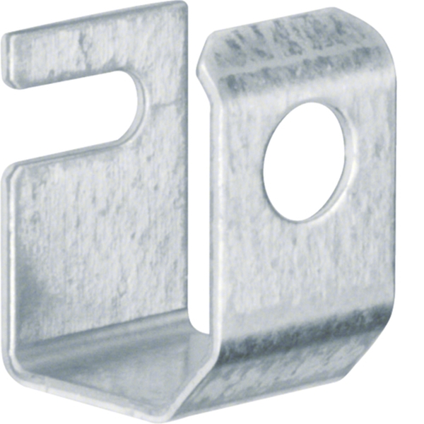 Hager R2295 Klammer aus Stahlblech zu Leitungsführungskanal LFS mit Oberteil 45mm verzinkt