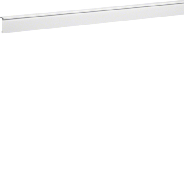 Hager SL20055229010 Sockelleistenkanal-Oberteil mit Teppichleiste PVC zu SL 20x55mm reinweiß 2 Meter
