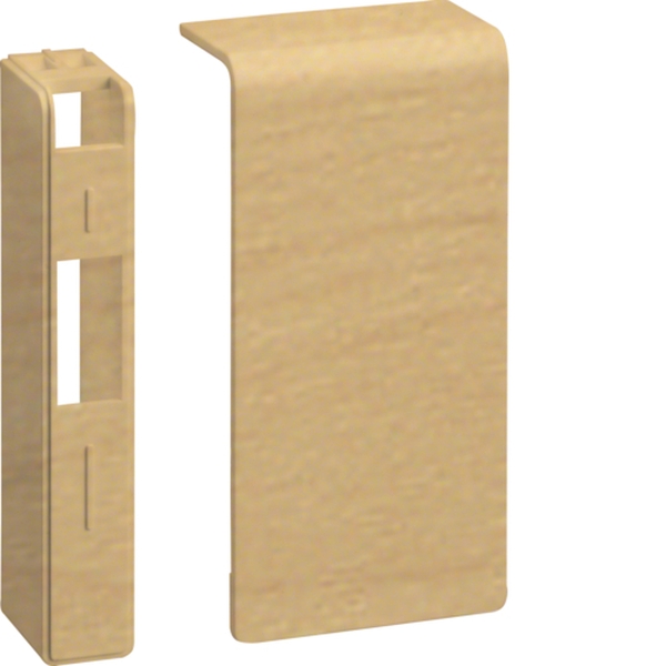 Hager SL200806D3 Endstück schnittkaschierend halogenfrei zu SL 20x80mm Dekor Ahorn