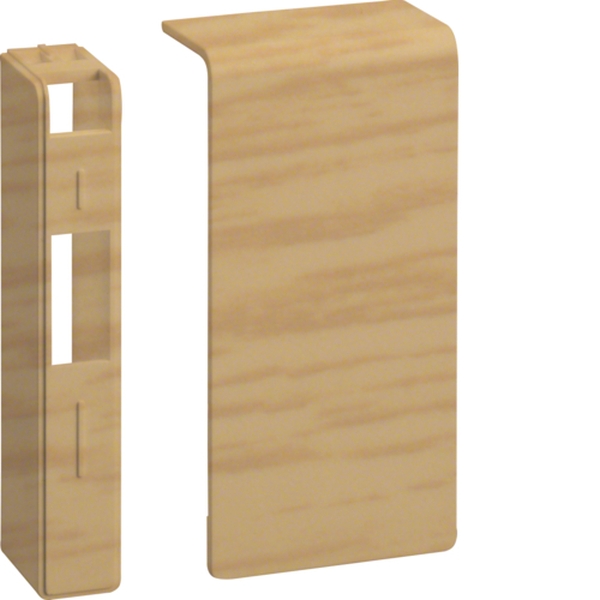 Hager SL200806D5 Endstück schnittkaschierend halogenfrei zu SL 20x80mm Dekor Eiche