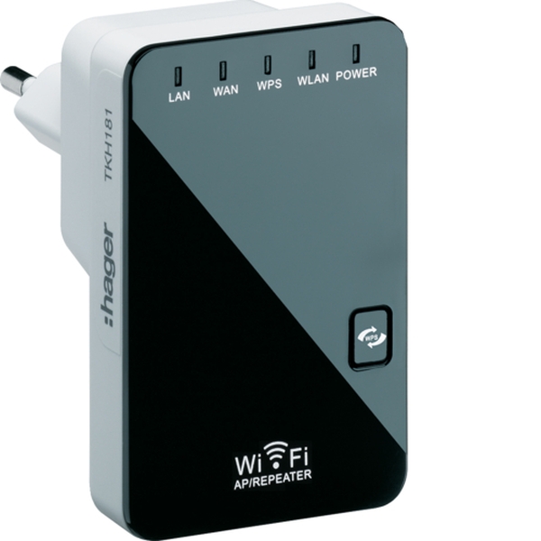 Hager TKH181 WLAN Steckdosen-Adapter für coviva Smartbox