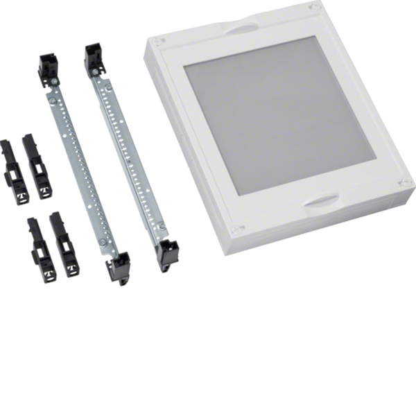 Hager UD21F2 Baustein univers N 300x250mm leer mit Klarsichtscheibe