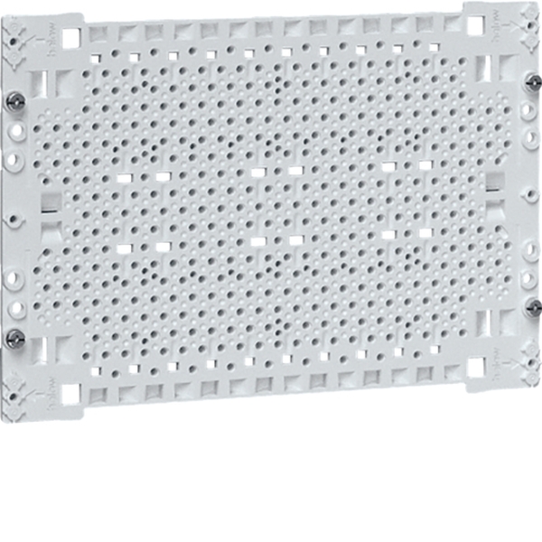 Hager UM00M0 Kunststoff-Montageplatte für Multimedia-Anwendungen 175x250mm