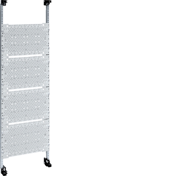 Hager UM61UK Traggerüst mit Kunststoff-Montageplatte für Multimedia-Anwendungen,900x250mm