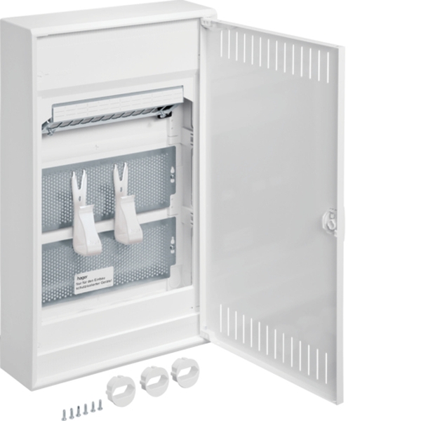 Hager VA36NW Multimedia volta APV 3-reihig mit geschlitzter Stahlblechtür