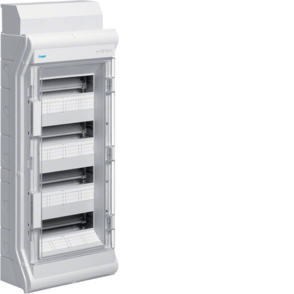 Hager VE412DN Kleinverteiler vector APV IP65 48PLE mit Rangierkanal