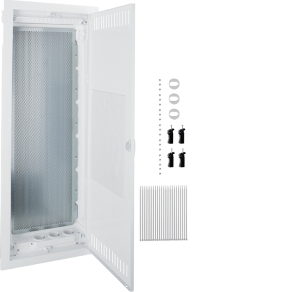 Hager VH60MMV Multimediaverteiler für Homeway Hohlwand 5-reihig geschlitzte Stahlblechtür