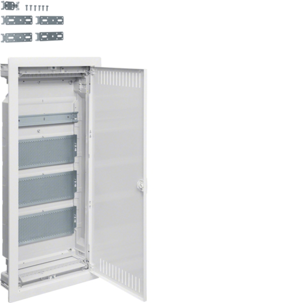 Hager VU48NWB Multimedia-Basis volta UPV 4-reihig 1x Hutschiene 3x Montageplatte