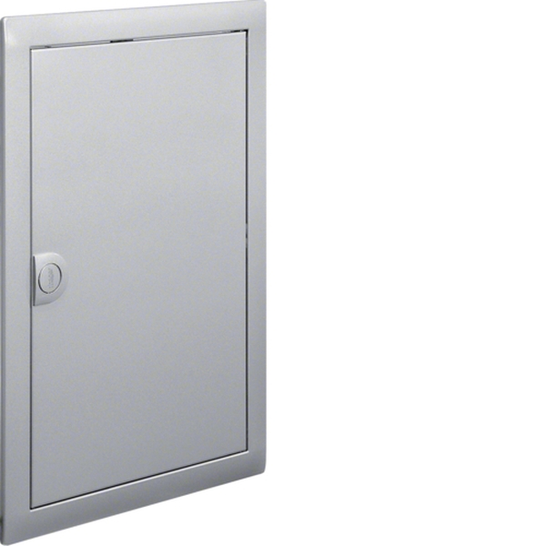 Hager VZ322N Blendrahmen Volta 2reihig mit Tür RAL9006 silber