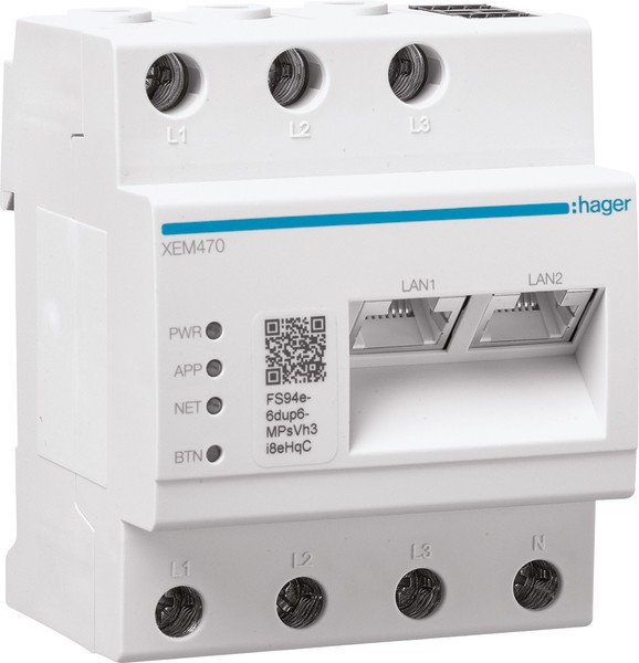Hager XEM470 Energie Management Controller flow