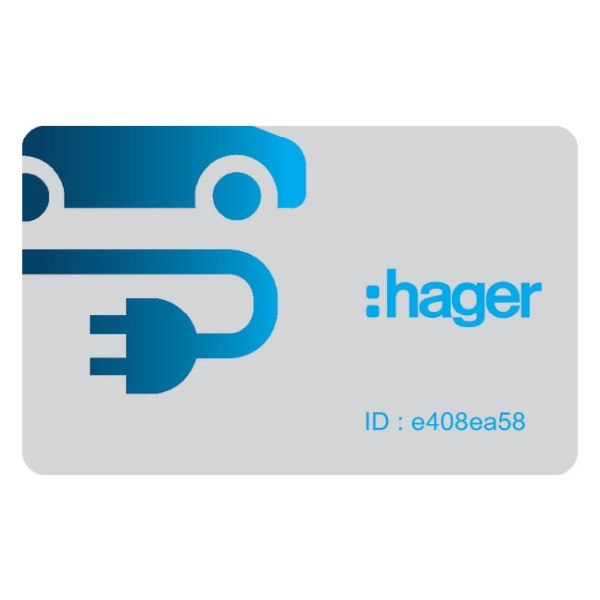 Hager XEVA400 Ladestation Zubehör Set 20 RFID Karten für Standardnutzer