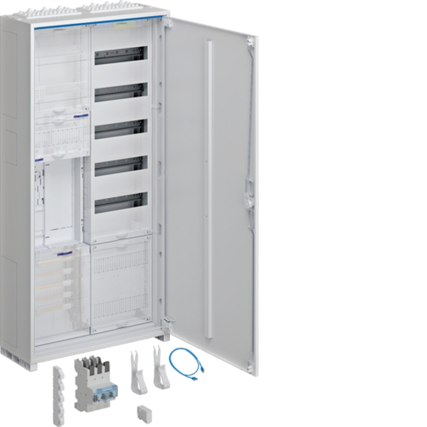Hager ZB32ET215W2 Komplettschrank universZ 1 Zählerplatz RES BKE-I VT5 APZ SLS 63A ESA 1100x550x205mm IP44