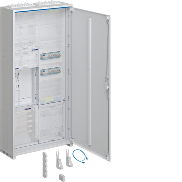 Hager ZB32ET215W3 Komplettschrank universZ 1 ZP BKE-I APZ VT5 1100mm 2-feldig ESA REG