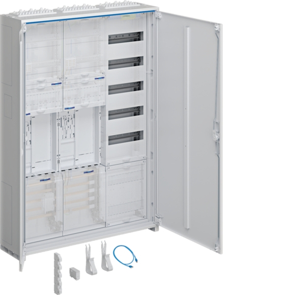 Hager ZB33ET225W1 Komplettschrank universZ 2 Zählerplätze BKE-I APZ VT5 1100mm 3-feldig ESA