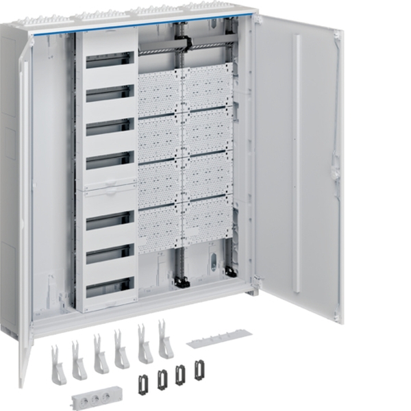 Hager ZB34NW Systemschrank Multimedia universZ 1100x1050x205mm SKII IP44 VF-7rh 2-feldig