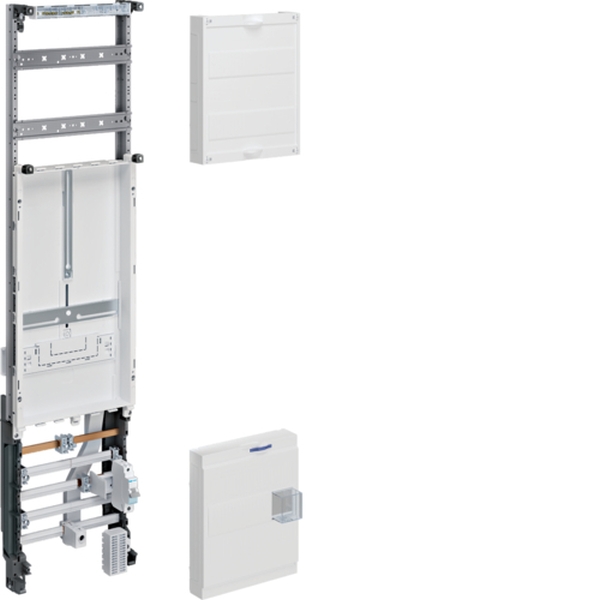 Hager ZH32U5N Komplettfeld universZ SG-Feld 3-Punkt 1050mm 1-feldig mit Sammelschienen für TT-Sys