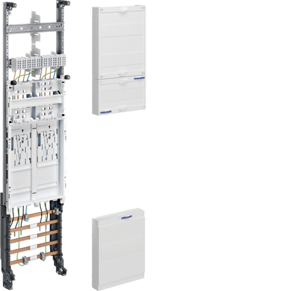 Hager ZH3EF12 Komplettfeld universZ 1050mm 2 Zählerplätze,1 feldig BKE-I