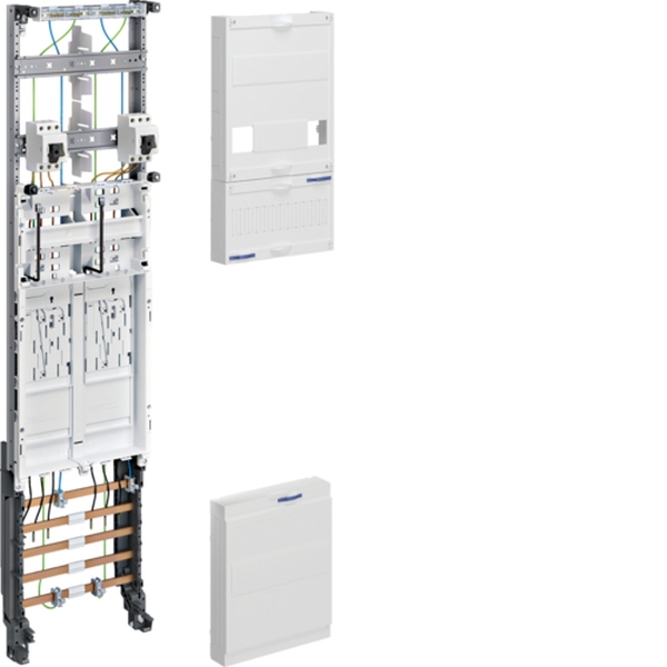 Hager ZH3EH22 Komplettfeld universZ 2 Zählerplätze BKE-I OKK 1050mm 1-feldig
