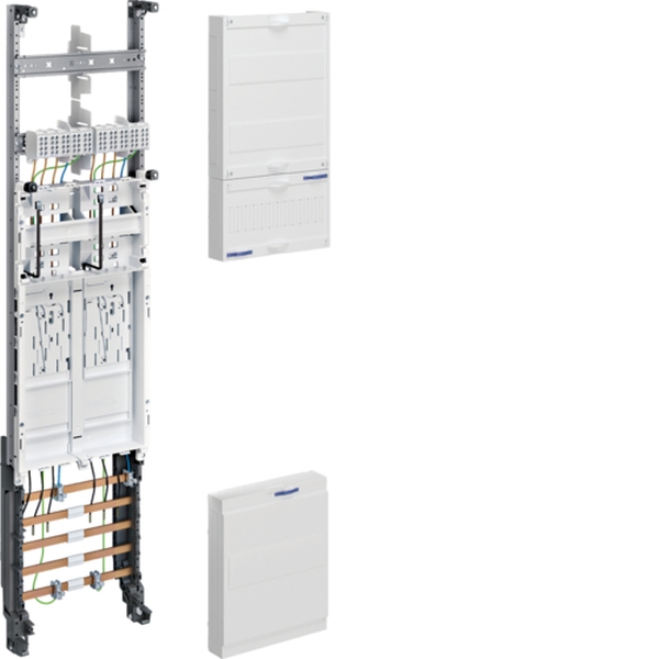 Hager ZH3EZ12N Komplettfeld universZ 2 Zählerplätze BKE-I OKK 1050mm 1-feldig