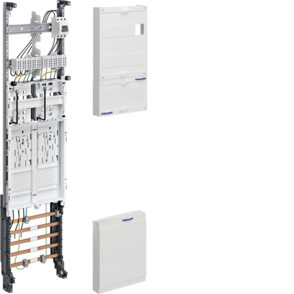 Hager ZH3EZ12PN Komplettfeld universZ 2 Zählerplätze BKE-I OKK 1050mm 1-feldig