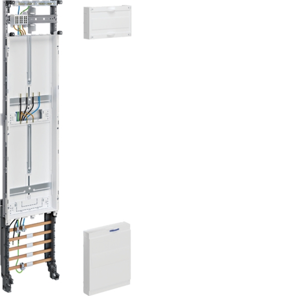 Hager ZH43X1 Komplettfeld universZ 1 Zählerplatz 3-Punkt 1200mm 1-feldig