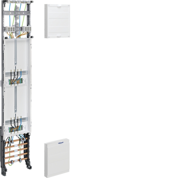 Hager ZH53Q3N Komplettfeld universZ 1350mm 2 Zählerplätze 3-Punkt 1-feldig