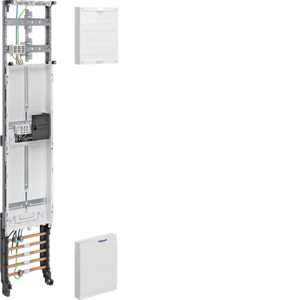 Hager ZH53W1N Komplettfeld universZ 1350mm 1 Zählerplatz/Res 1-feldig mit Zählersteckklemme