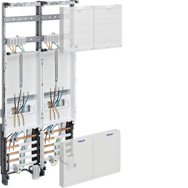 Hager ZK31X3N Komplettfeld universZ 1050mm 2 Zählerplätze 2-feldig Ausführung Thüringen